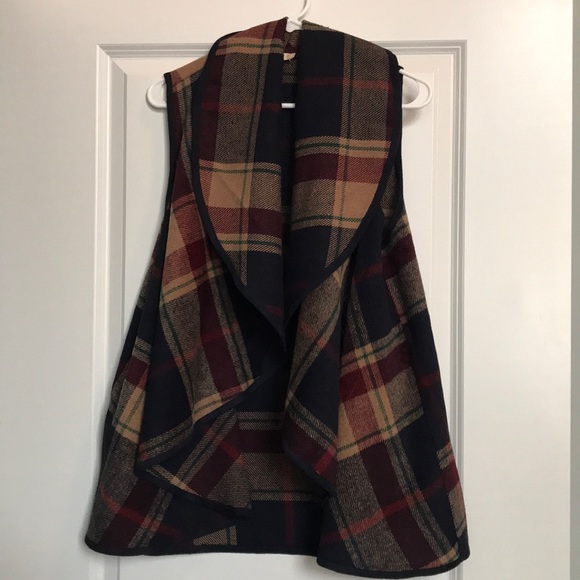 Altar'd State Jackets & Blazers - Plaid Altar’d State vest